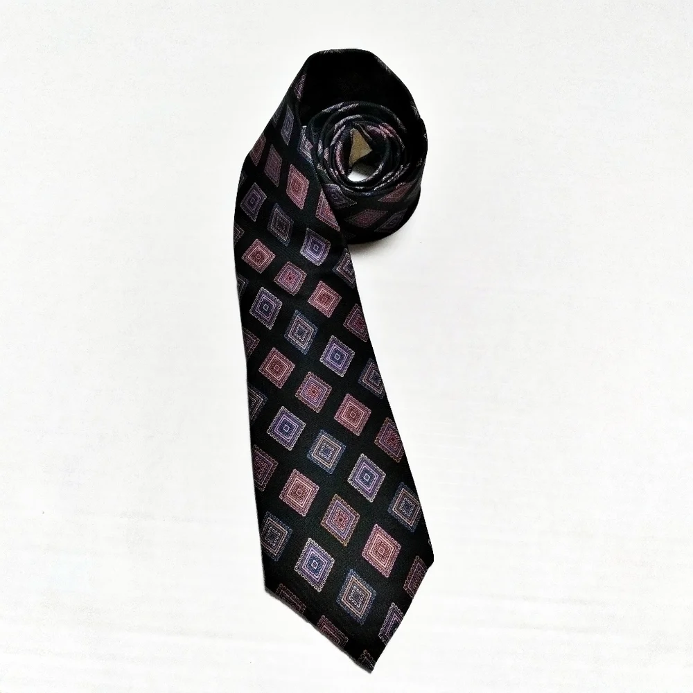 Mario Valentino Men's Italian Silk Print Tie